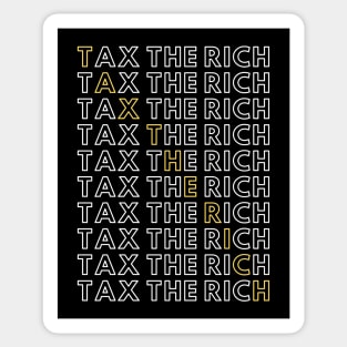 Tax the Rich Sticker